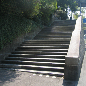 Blockstufen aus Granit